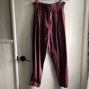 FreePeople high-waisted relaxed trousers